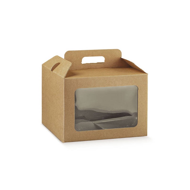 VALIGETTA C/FINESTRA 24,5x24,5x18cm AVANA LISCIO