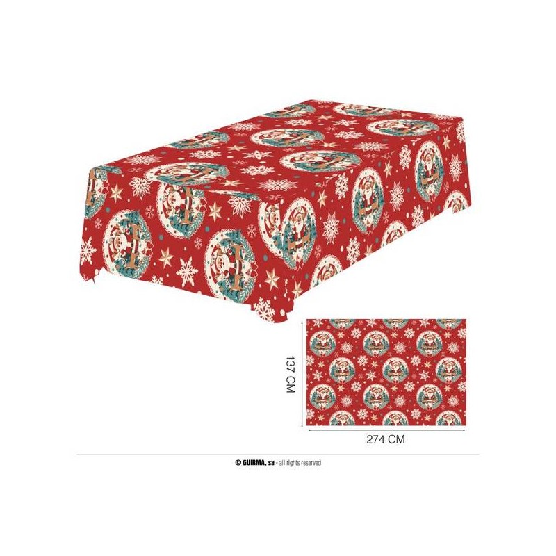 TOVAGLIA BABBO NATALE 137x274cm