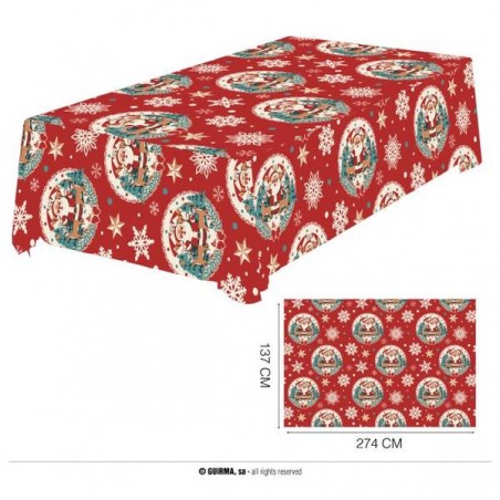 TOVAGLIA BABBO NATALE 137x274cm
