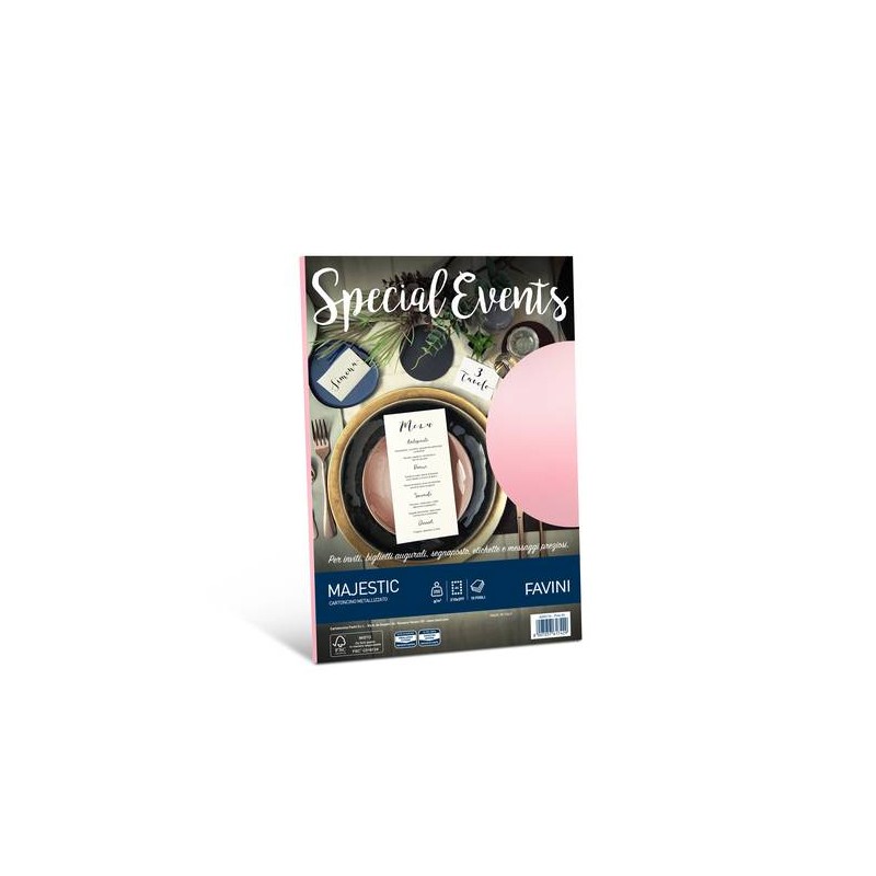 CARTA A4 SPECIAL EVENTS 250gr 05 ROSA 10fg