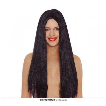 PARRUCCA CAPELLI LUNGHI NERI