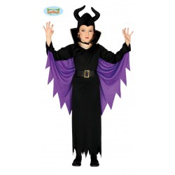 COSTUME BIMBA FATA MALVAGIA BAMBINA 7-9 anni