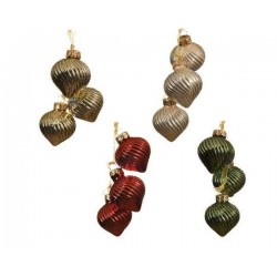 APPENDINO IN VETRO FORMA CIPOLLA 3 COLORI ASS 1pz