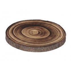 DISCO DI LEGNO PAULOWNIA ø20x2cm