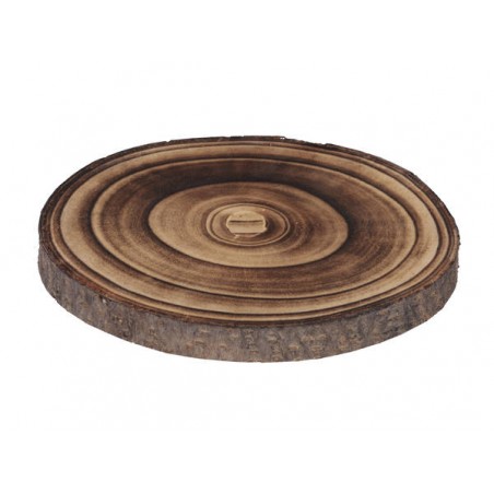 DISCO DI LEGNO PAULOWNIA ø20x2cm