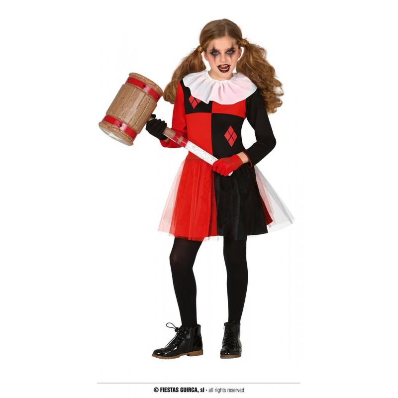 COSTUME CLOWN DANGEROUS 5-6 ANNI
