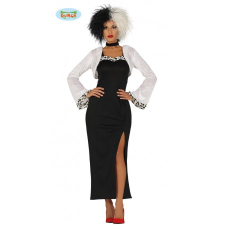 COSTUME DONNA CRUDELE NERO/BIANCO TG.38/40
