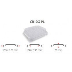 COPERCHI PET TEGLIA ALLUMINIO R10G-PL 100pz