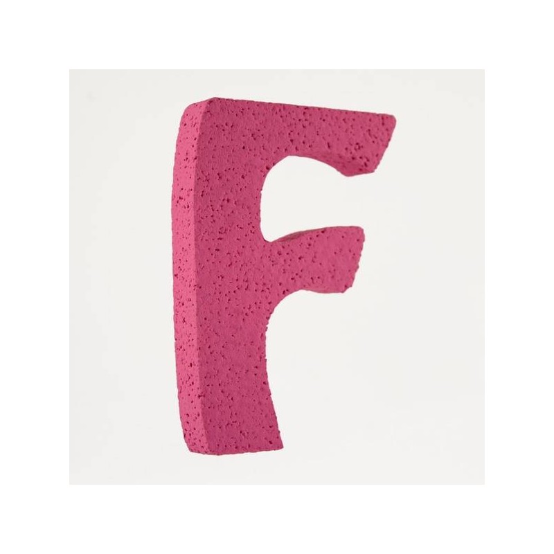 LETTERA POLISTIROLO PASTELLO mm120x90 F FUCSIA
