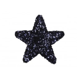 STELLA DA APPENDERE PAILLETTES DECO BLU 25cm