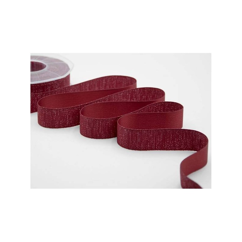 NASTRO RASO BOUTIQUE LAMè mm25x20mt COL.46 AMARANTO