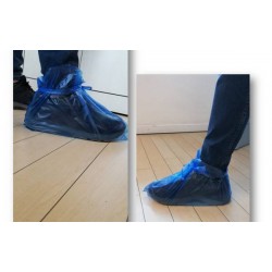 COPRISCARPE LDPE 41x32 C/LACCIO A ROTOLO BLU 10pz D.P.I. I cat