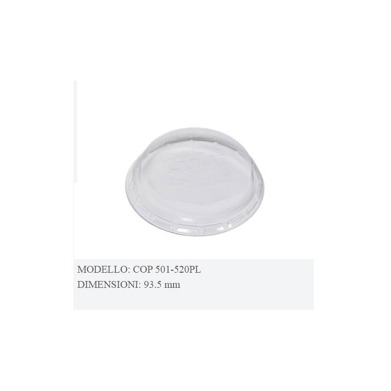 COPERCHI TRASPARENTI PET TEGLIA C501/520PL 50pz