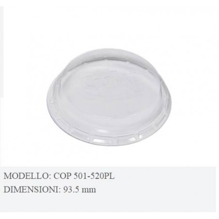 COPERCHI TRASPARENTI PET TEGLIA C501/520PL 50pz