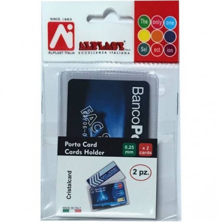 CRYSTALCARD - TRASPARENTE ONLY ONE COLLECTION 2 PEZZI 109990