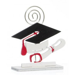 CLIP LAUREA LEGNO H.9cm