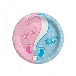 PIATTI DESSERT BABY BOY OR GIRL 8pz