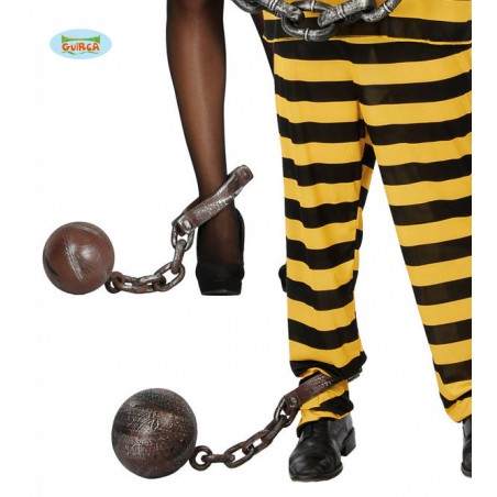 PALLA AL PIEDE CON CATENA