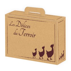 VALIGETTA CARTONE GOURMANDISE 32,7x21x11,5cm
