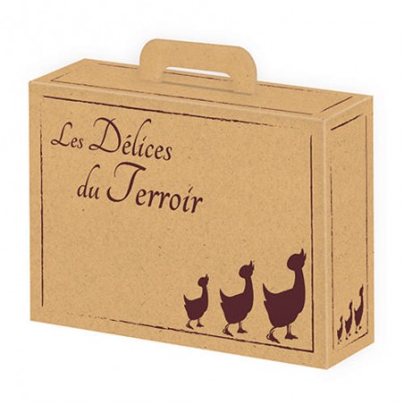 VALIGETTA CARTONE GOURMANDISE 32,7x21x11,5cm