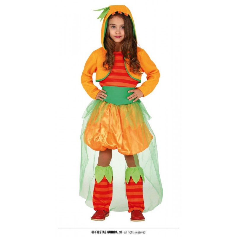 COSTUME RAGAZZA ZUCCA 3-4 anni