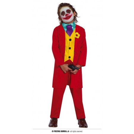 COSTUME PAGLIACCIO SMILE BIMBO 7-9 anni