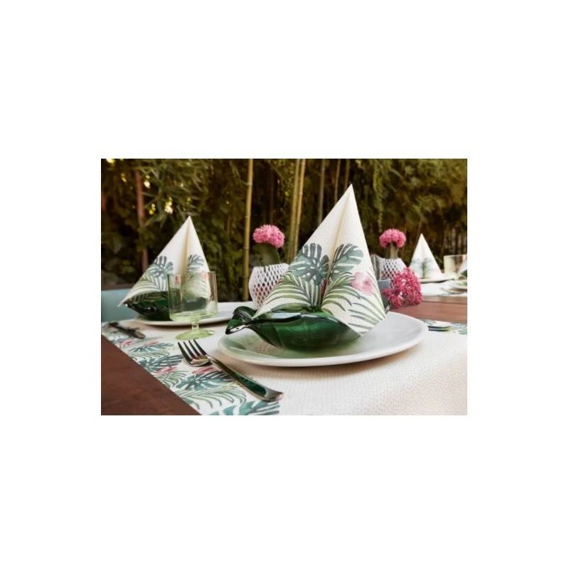 RUNNER TETE A TETE AIRLAID 0,4x24mt TROPICANA FATO