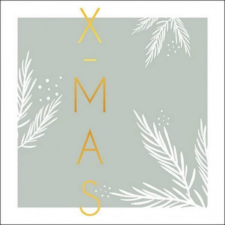 TOVAGLIOLI 33X33 X-MAS GREEN 20pz