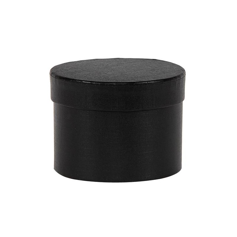 SCATOLINA LITTLE BOXES ø9x6,5cm NERO
