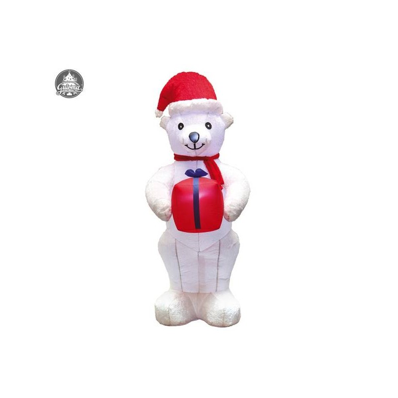 ORSO POLARE GONFIABILE C/PELO 210cm