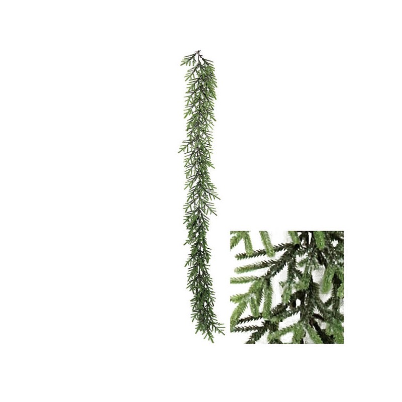 GHIRLANDA FIR VERDE SCURO 190cm