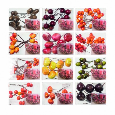 PICKS FRUTTA MULTICOLOR MIX 12pz