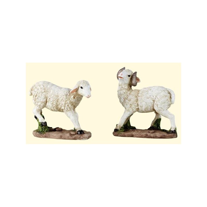PECORA IN RESINA 10x4,5x8/10cm 1pz (2 ass.)