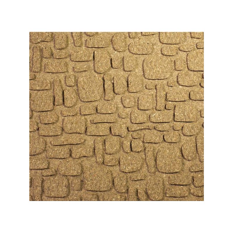 PANNELLO IN SUGHERO DISEGNO MOSAICO 25x12,5x1cm