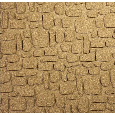 PANNELLO IN SUGHERO DISEGNO MOSAICO 25x12,5x1cm