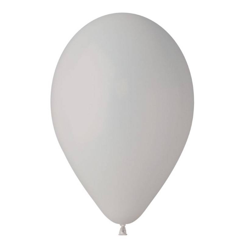 PALLONCINI LATTICE MEDIUM 10 26cm 100pz GRIGIO