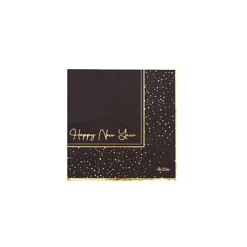 TOVAGLIOLI 33x33 HAPPY NEW YEAR 3veli 16pz