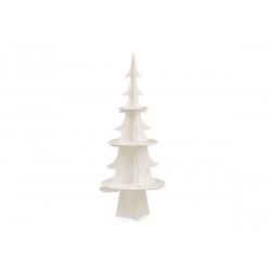 ALBERO IN CARTONE ESPOSITORE H.168cm ARDESIA BIANCO