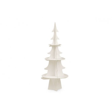 ALBERO IN CARTONE ESPOSITORE H.168cm ARDESIA BIANCO