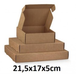 SCATOLA FAST 21,5x17x5cm AVANA LISCIA 10pz