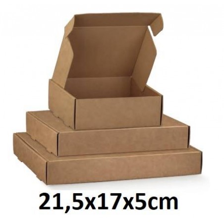 SCATOLA FAST 21,5x17x5cm AVANA LISCIA 10pz