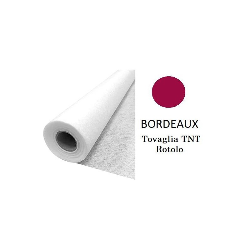 TOVAGLIA TNT ROTOLO H.140 BORDEAUX 50mt