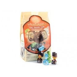 PRALINESSE CIOCCOLATO MISTO LATTE-NOCCIOLA-CAFFE' 1kg CRISPO