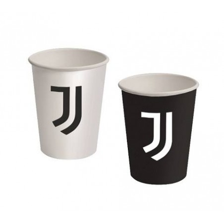 BICCHIERI CARTA 250ml JUVENTUS OFFICIAL NEW 8pz