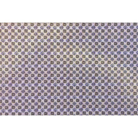 CARTONCINO SOTTILE DECORATO PAVIMENTO TIPO FIORI 24x16,5cm