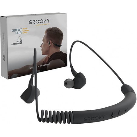 AURICOLARE SPORT BLUETOOTH NECKBAND GROOVY