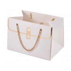 SACCHETTO COTTON 9x12cm BIANCO 12pz