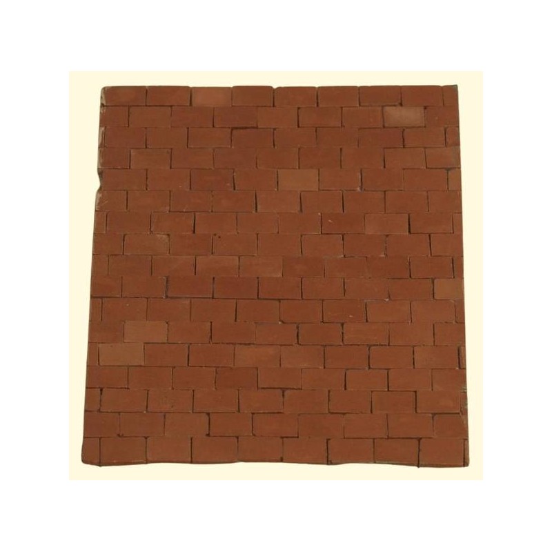 MATTONI RESINA COL.TERRACOTTA 10x7mm SET 100pz
