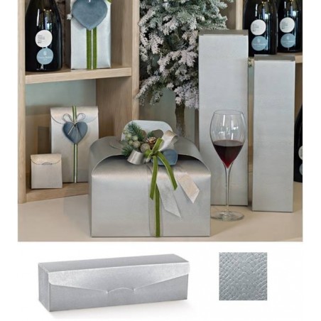 CANTINETTA MAGNUM SEGRETO 43x11,5x11,5cm SKIN ARGENTO