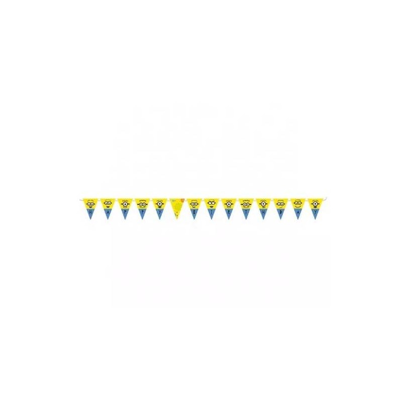 FESTONE BANDIERINA HOORAY MINIONS 3,30mt
